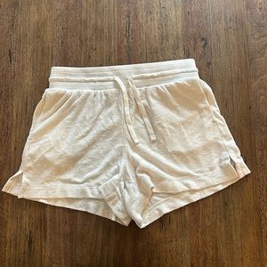 High Waisted Terry Towel Shorts